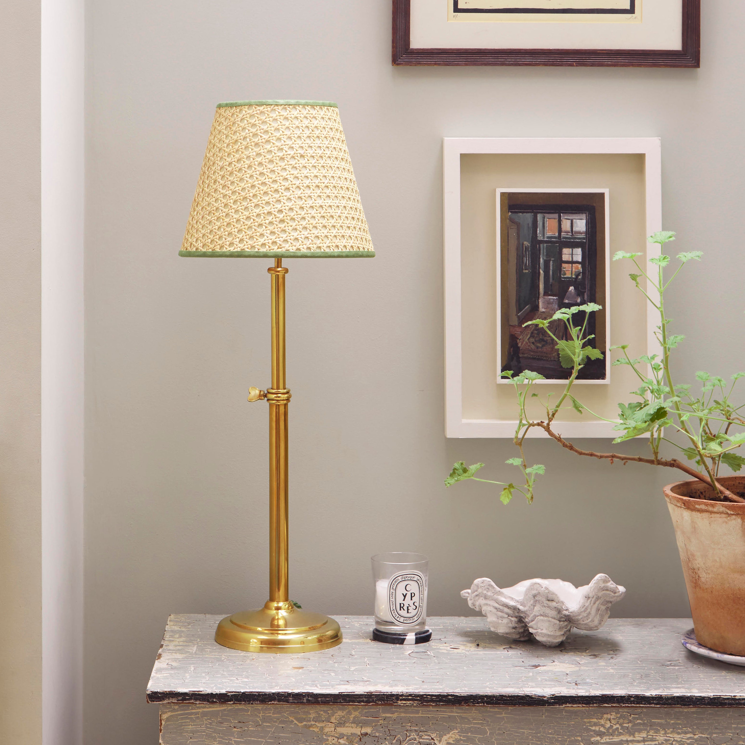 Small square hot sale table lamp