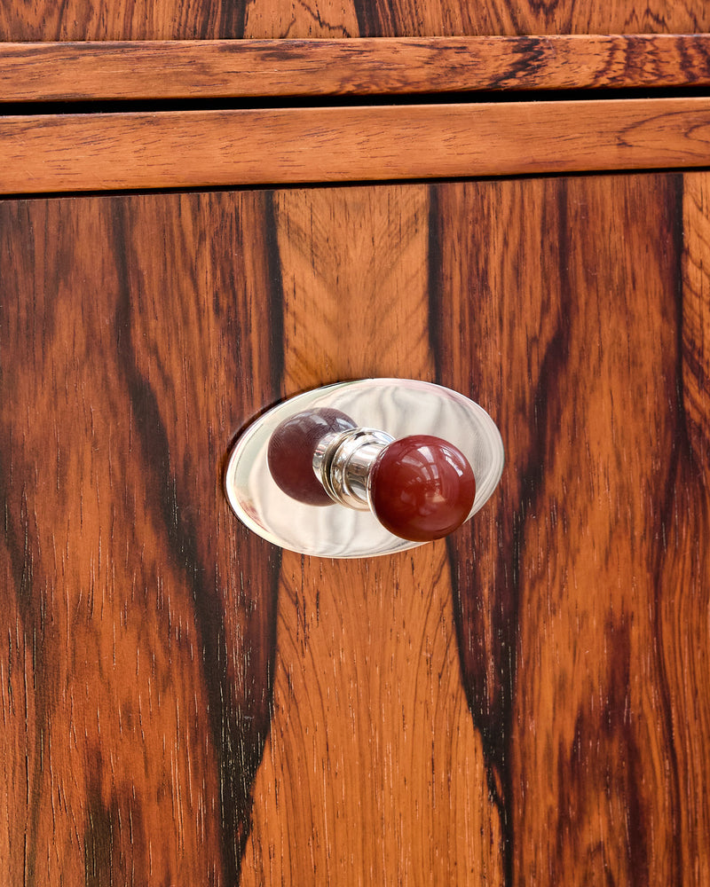 Oval Backplate, Polished Nickel