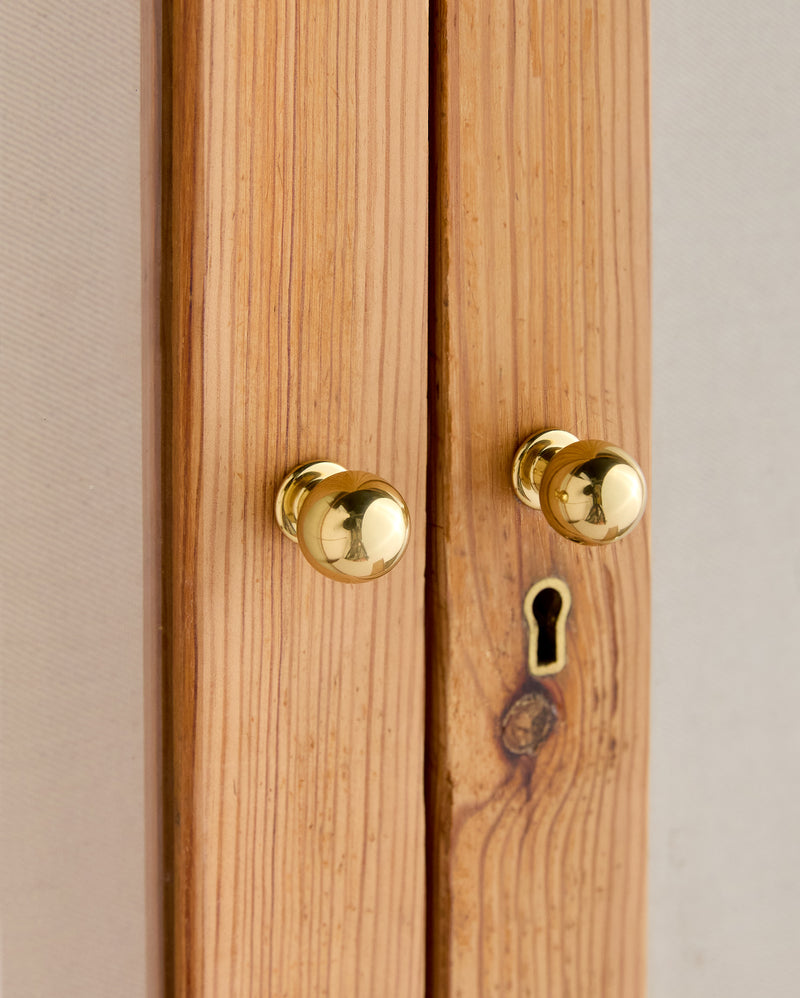 18mm Knob, Polished Brass