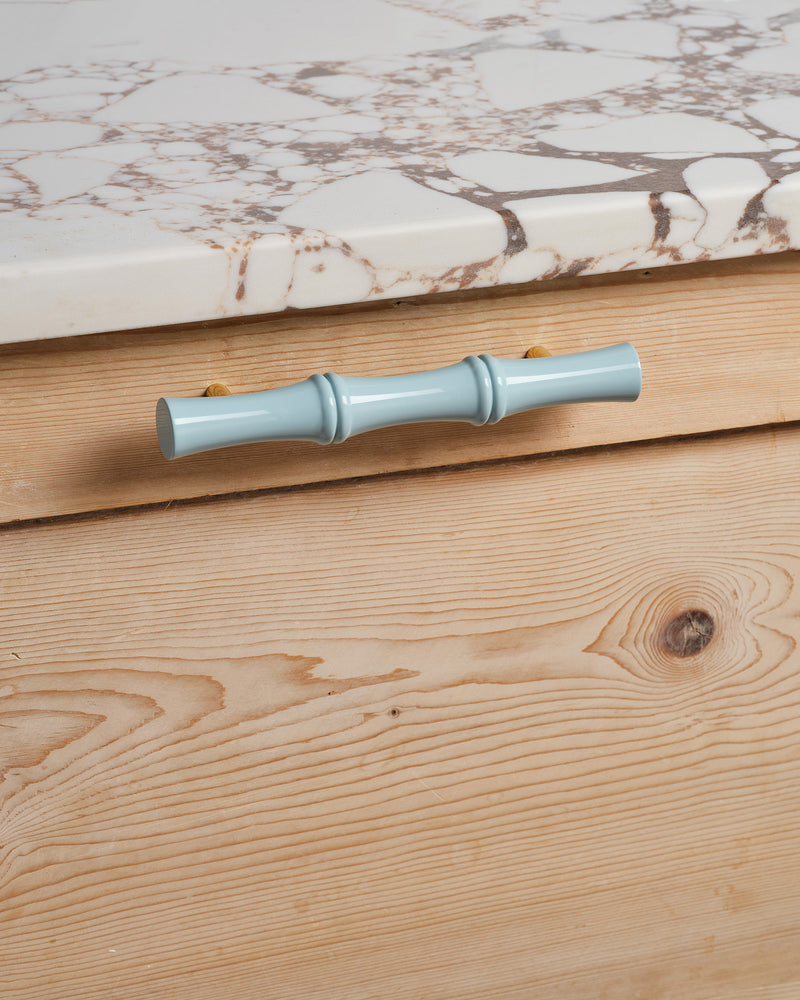 Bamboo Handle, Pale Blue