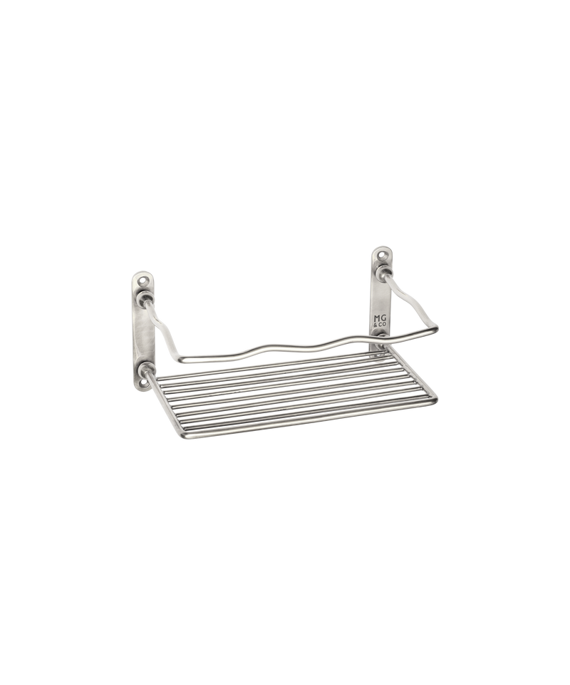 Nickel Wave Shower Caddy Shelf