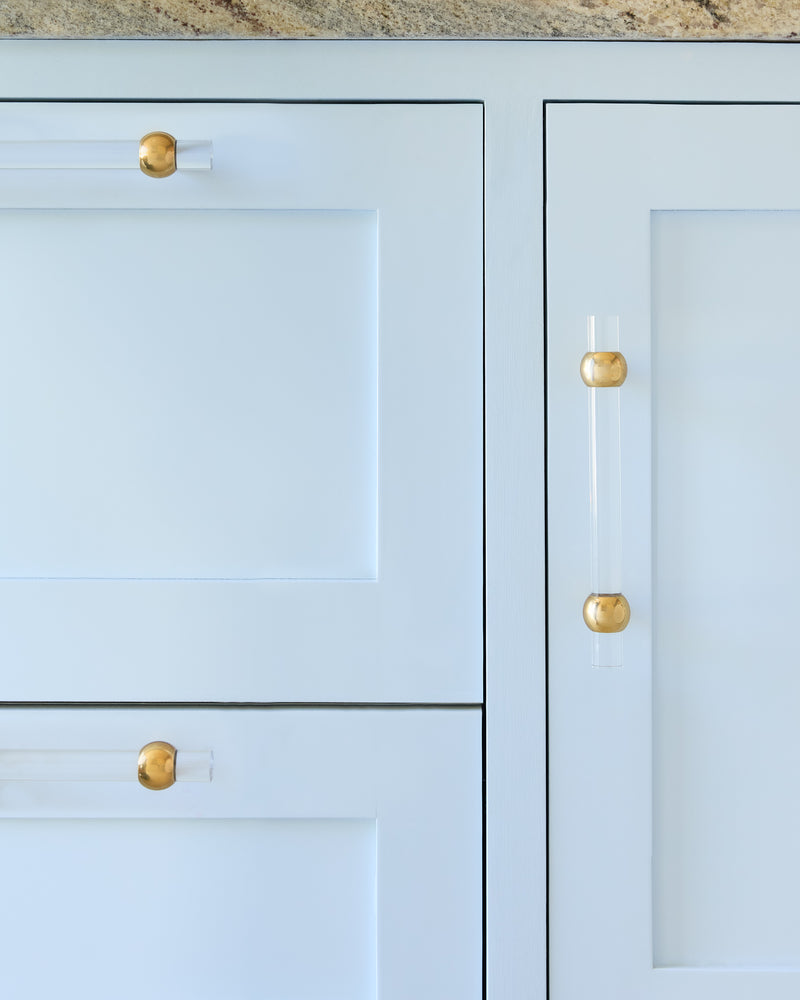 Polished Brass Ball Handle