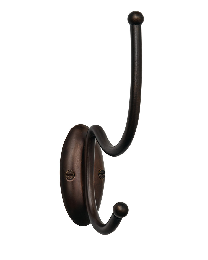 Tay Coat Hook, Blackened Bronze