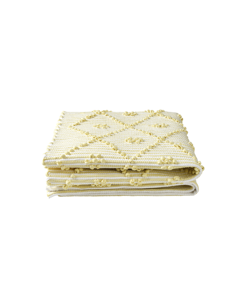 Large Stripe Bathmat, Primrose