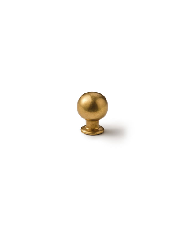 18mm Knob, Aged Brass