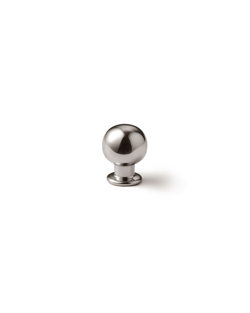 18mm Knob, Polished Nickel