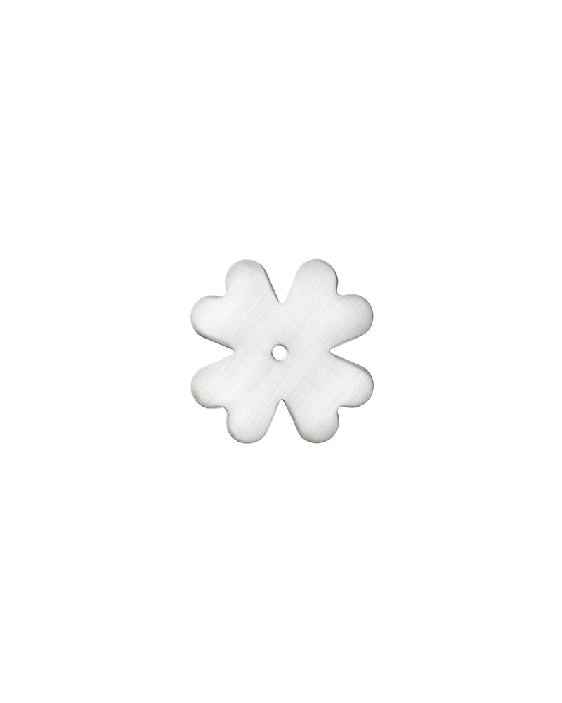 Clover Backplate, Brushed Nickel