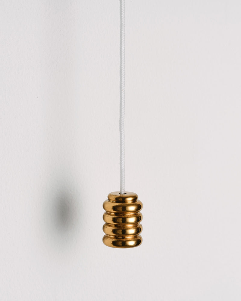 Tay Cord Pull, Aged Brass