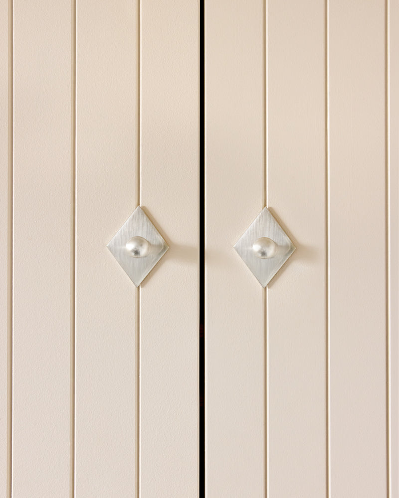 Diamond Backplate, Brushed Nickel
