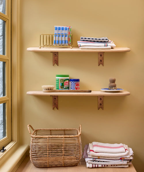 Curved Wooden Shelf