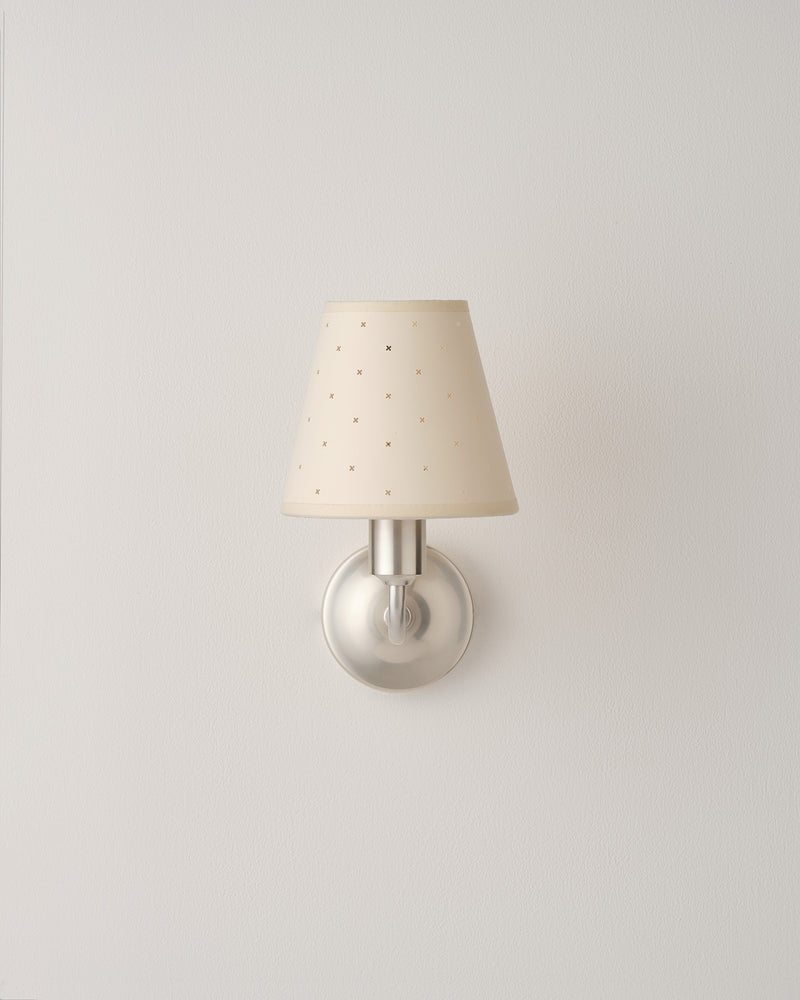 Wall Light, Brushed Silver