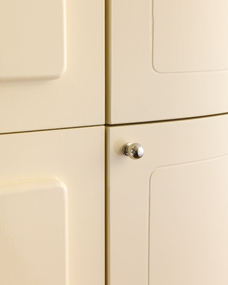 18mm Knob, Polished Nickel