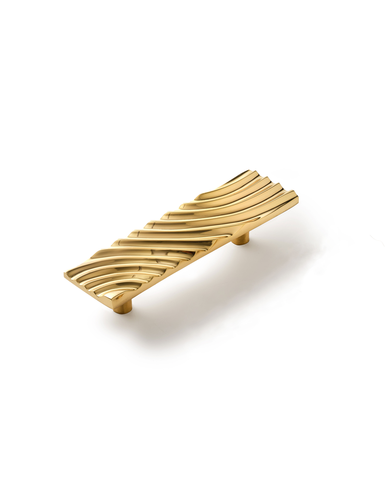 Medano Handle, Polished Brass