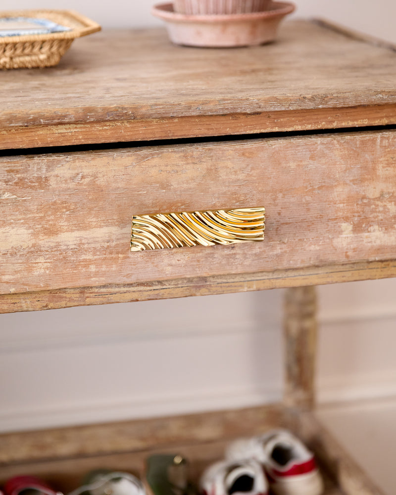 Medano Handle, Polished Brass