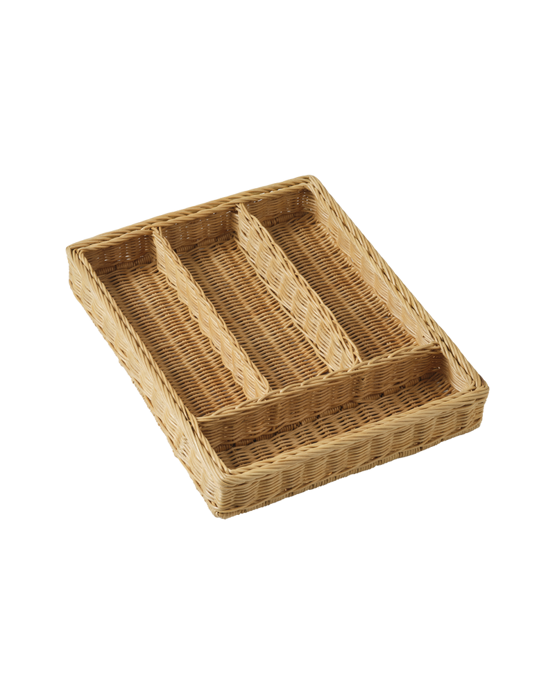 Rattan Cutlery Tray