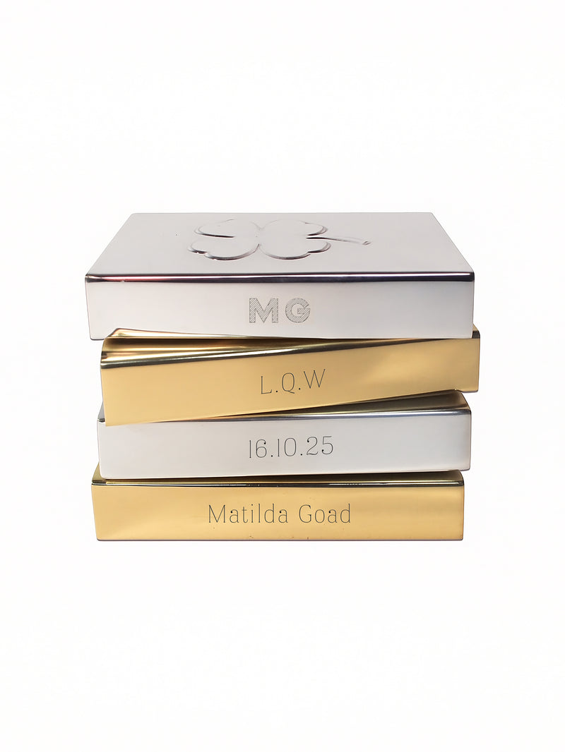 Lovebirds Matchbox Sleeve, Brass, US